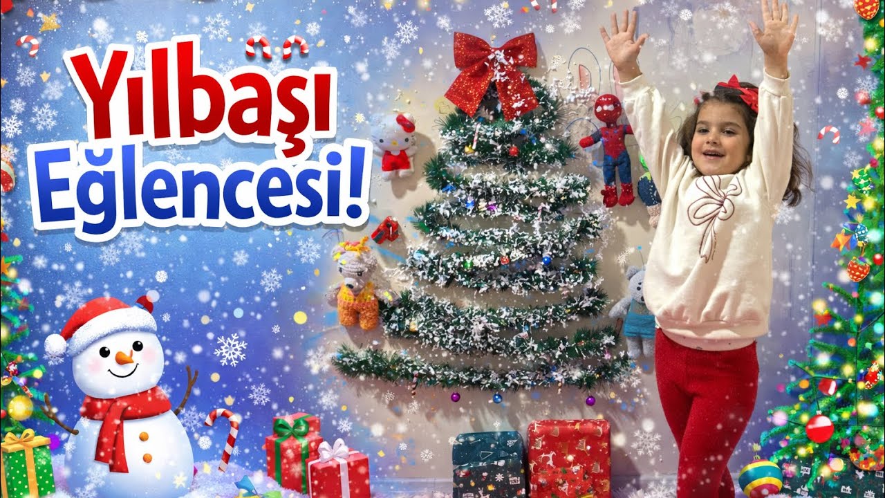 Minik Yılbaşı Mutluluğu 🎅🎄 l Çok Heyecanlı 🎄@oynayalımhadi @elifsinemtv @trtcocuk