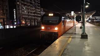 [全燈出站] 134次E500 PP自強中壢出站+1239次EMU900型區間車進站