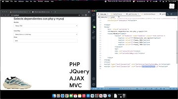 Selects dependientes con PHP y MySQL bien explicados en MVC