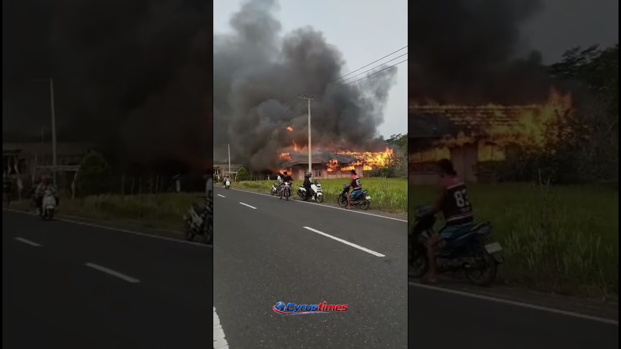 Kebakaran Lahap SD Negeri 1 Bunga Mawar di Kapuas