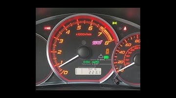 08-14 Subaru Impreza WRX STi Shift Light