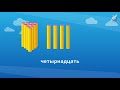 44 урок. Математика 1 класс. Название и последовательность чисел второго десятка. (Основная часть)