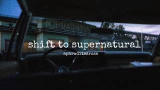 ♡ shift to supernatural subliminal  sleeping in the impala + rain + night drive || aphroditesrose ♡