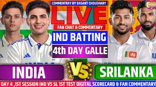 IND VS SL 1st TEST  DAY 4 FULL Discussion | DIGITAL SCORE CARD &, BALL BY BALL COMMENTARY