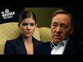 The Moment Zoe Barnes Met Frank Underwood House Of Cards Kate Mara Kevin Spacey