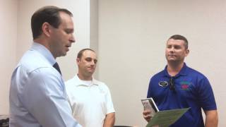 BNI Induction - Erik and Josh