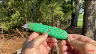 Utility Knife Made Bow Drill Set, Virginia Pine