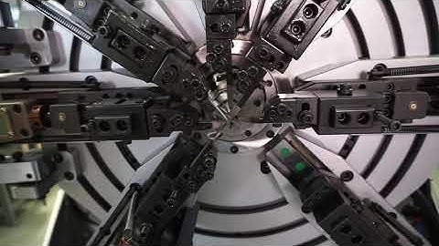 0.6mm battery spring with high efficiency of 102pcs/min on CNC spring forming machine