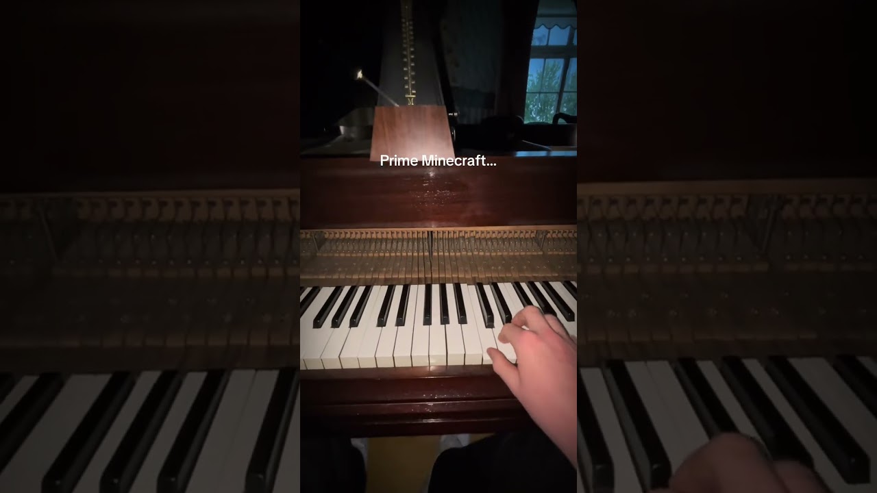 Simpler times 🥹 song name - blind spots #piano #pianocover #minecraft #nostalgic #fyp
