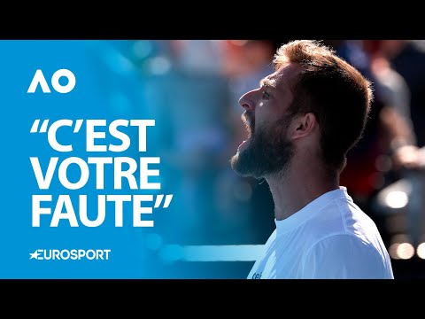 OPEN D'AUSTRALIE 2025 - Le gros désaccord entre l'arbitre et Moutet, qui provoque un arrêt du match