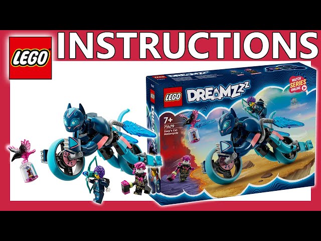 LEGO instructions | Zoey's Cat Motorcycle | 71479 | LEGO DREAMZzz