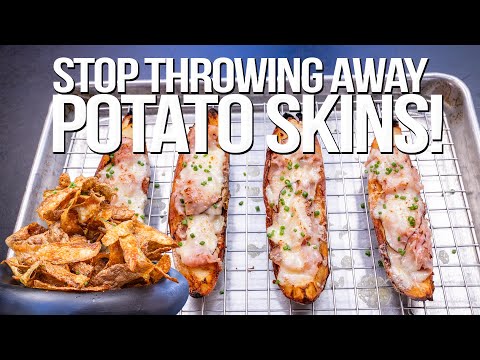 Potato peel fries, from the video