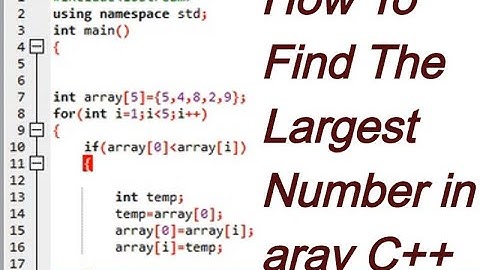 How to find largest number in array c++ || arrays in Urdu-[2020] for beginners ||