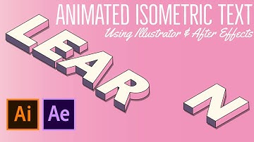 Animated Isometric text using Adobe After Effects (EASY TUTORIAL)