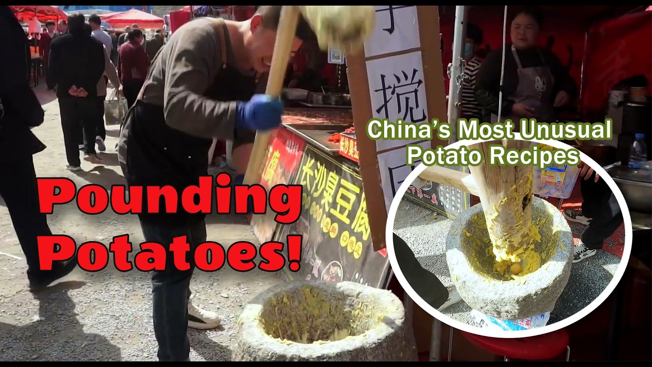 Visiting a rural fair in a small Qinling mountain village, China.