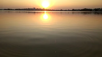 Sunset at lakha banjara lake