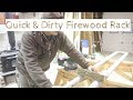 Quick DIY Firewood Rack