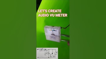 audio power peak VU meter analog created without difficult | sound meter