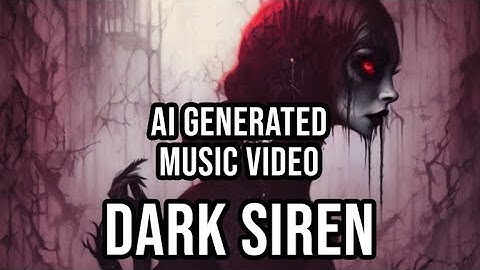 AI generated music video DARK SIREN with epic choir in background | Stable Diffusion AI