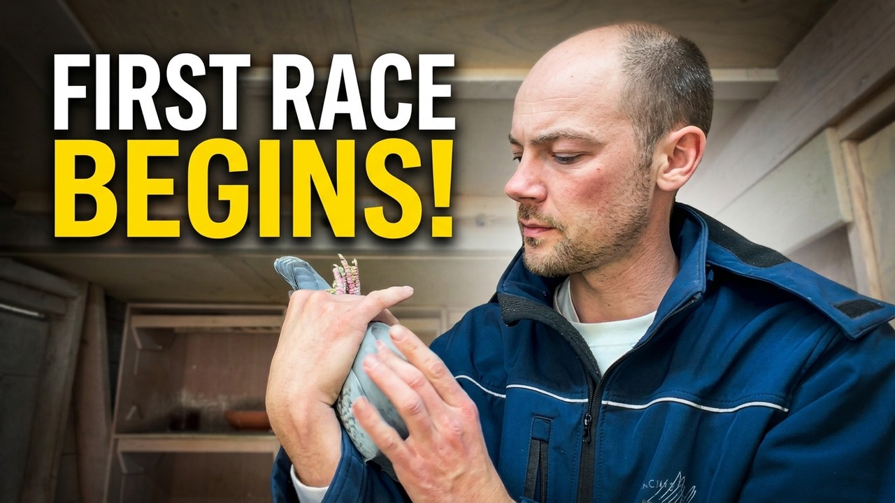 First race basketing begins! Young birds training & loft update ...