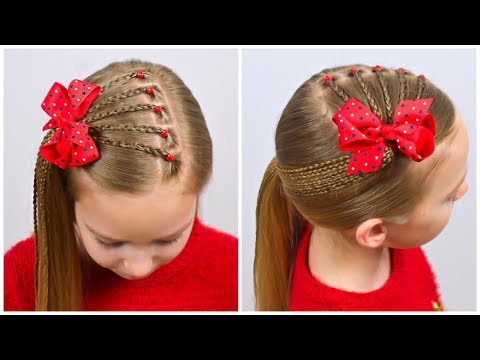 2-cute-&-easy-hairstyles-with-pigtails-and-elastics-|-hairstyles-for-girls-|-littlegirlhair