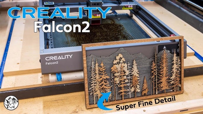 Mini ITX Computer Case Made With The Creality Falcon 2 40W 