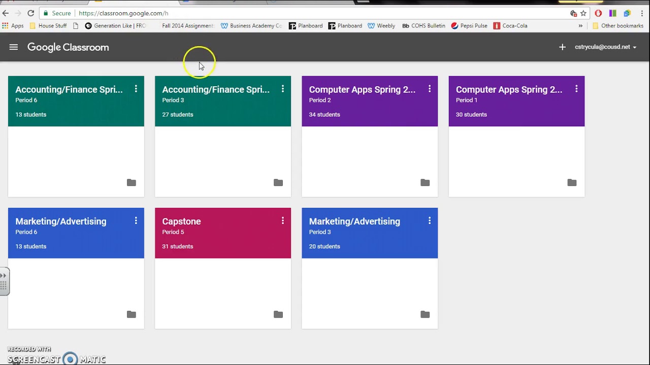 Switching Classes for a Student YouTube