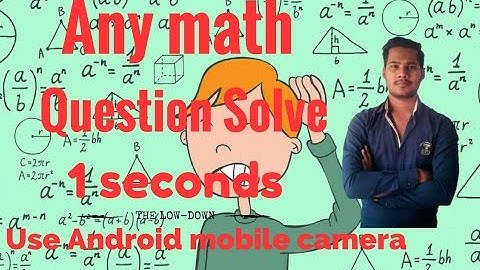 PhotoMath App Can Help Students Cheat Using Cell Phone Camera