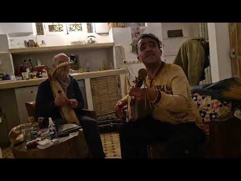 Ngombi And Guembri With Ravi Freeman And Youness Paco