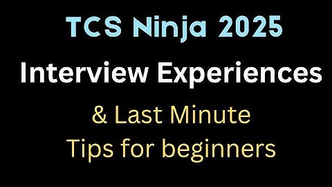 TCS ninja recent interview Experiences of 2 students in English #tcsninja #subscribers #interview