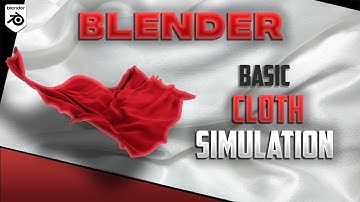 Learn how to create basic cloth simulation in blender | Deepak Graphics