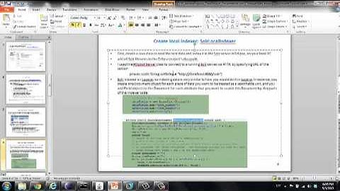 CSCI-E185,  2013 -Indexing and Searching Distributed Data with Solr, full version