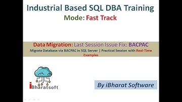 61. SQL Server Migration: BACPAC, Import/Export: Complete Guide + Issue Fixes Last Session #sqldba