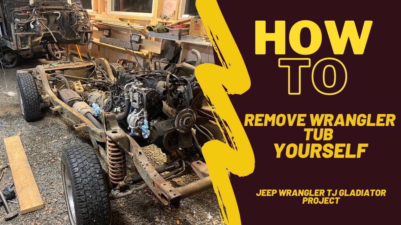 HOW TO - Remove Jeep TJ tub yourself - YouTube