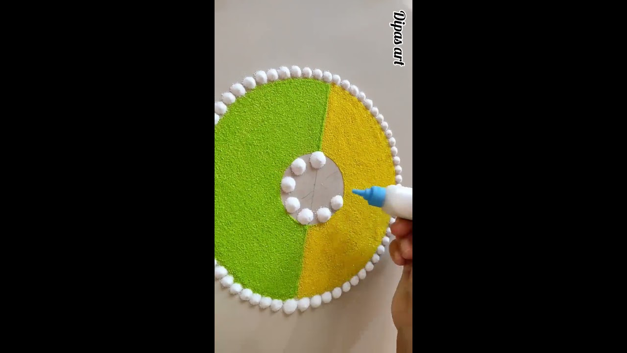 Festival special small and simple rangoli design 2022  shorts  shortvideo