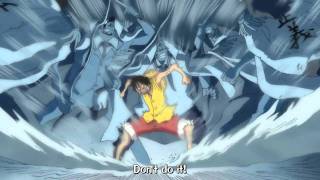 Luffy's haki at the Marines HQ [HD] Not AMV - One Piece