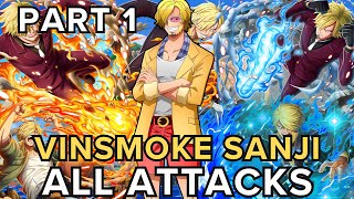 Vinsmoke Sanji | Black Leg Style | Attacks and Abilities | PART 1 |【4K】| ~ One Piece