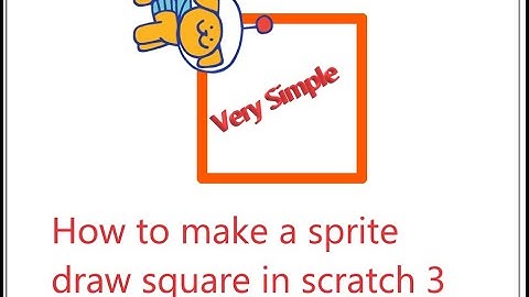 How to make a sprite draw Square in scratch 3 |Scratch Tutorials|