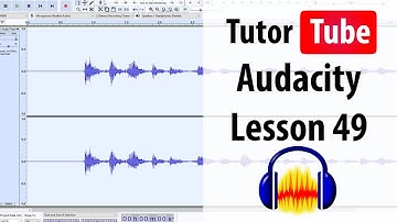 Audacity Tutorial - Lesson 49 - Click Removal