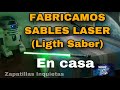 FABRICACION SABLES LASER CASEROS ESPAÑA (LIGTH SABER) star wars España ✅