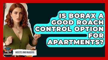 Is Borax A Good Roach Control Option For Apartments? - Insects and Invaders