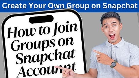 How to join group chats on snapchat l How to make group chats on snapchat
