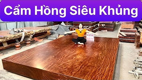 Bộ Sập Gỗ Cẩm Hồng Kích Thước Khủng, Vân Chun Đẹp, mã CN708