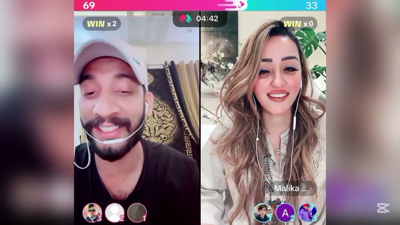 Farhan Baba vs Malika | TikTok live match | Funny or Romantic batain |