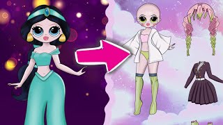 How To Draw Mitsuri Kanroji - Jasmine Disney Princess Switch Up