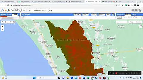 How To Calculate NDVI from Landsat 8 image and Export to Drive using GEE