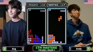 BROTHERS REMATCH! Dog, Andy | Rd 2 | Classic Tetris Monthly Masters