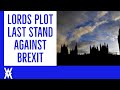 Lords Plot Last Stand Against Brexit