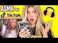 REACCIONANDO al ASMR en Tik Tok!! | Laia Oli