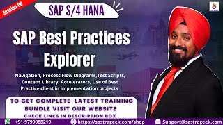 Session 8 :  SAP Best Practices